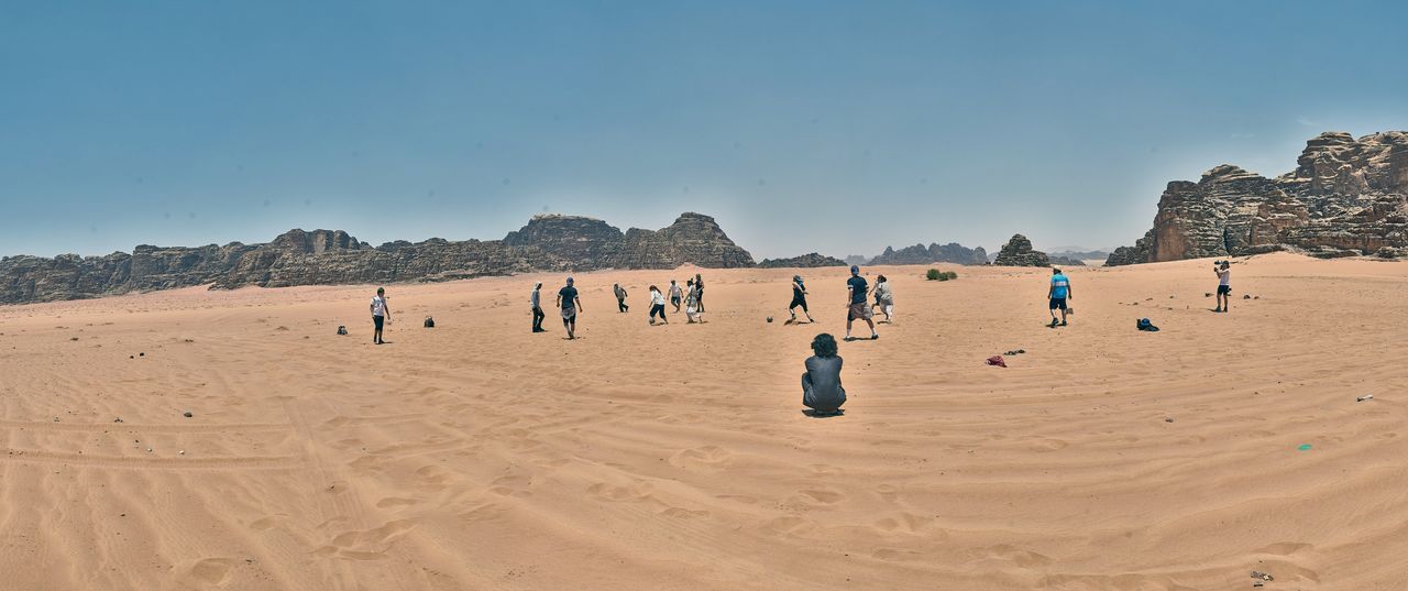 Fair Play Fußball in der Wüste Wadi Rum