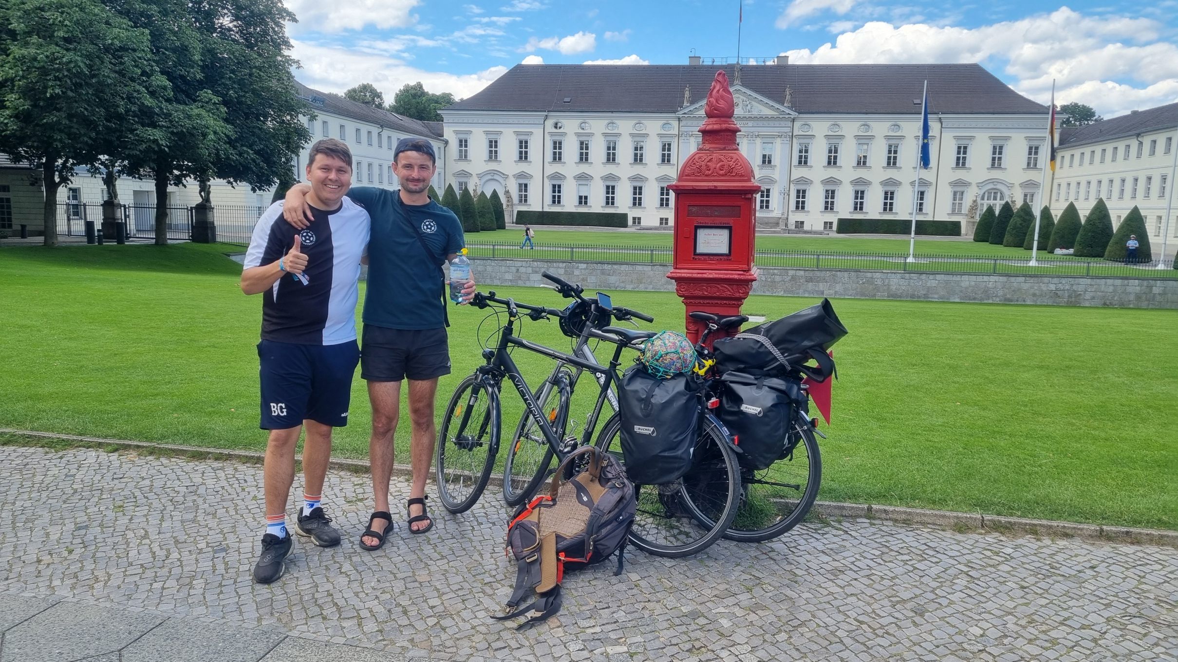 Start am Schloss Bellevue