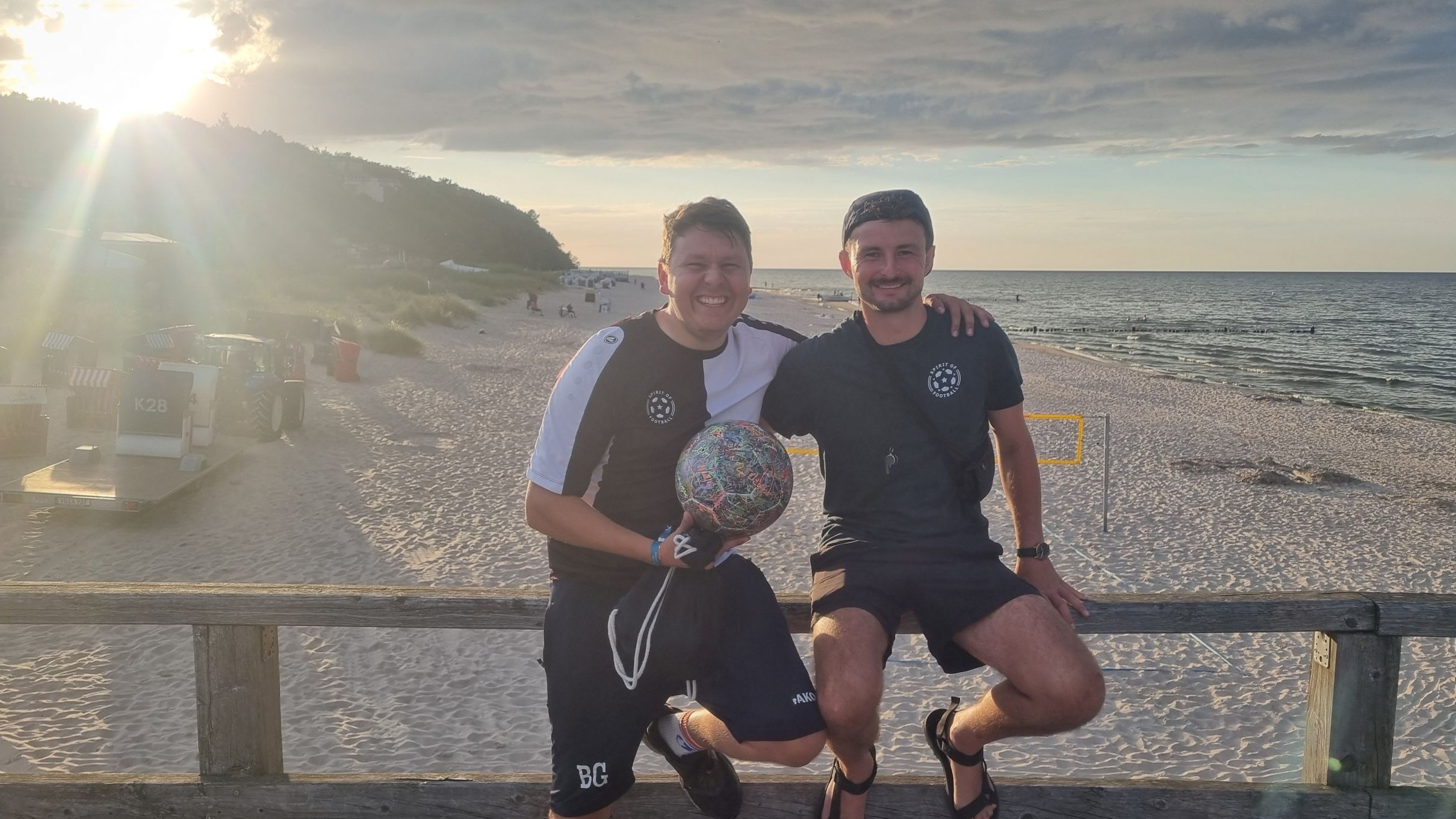 Benny und Beegee angekommen an der Ostsee