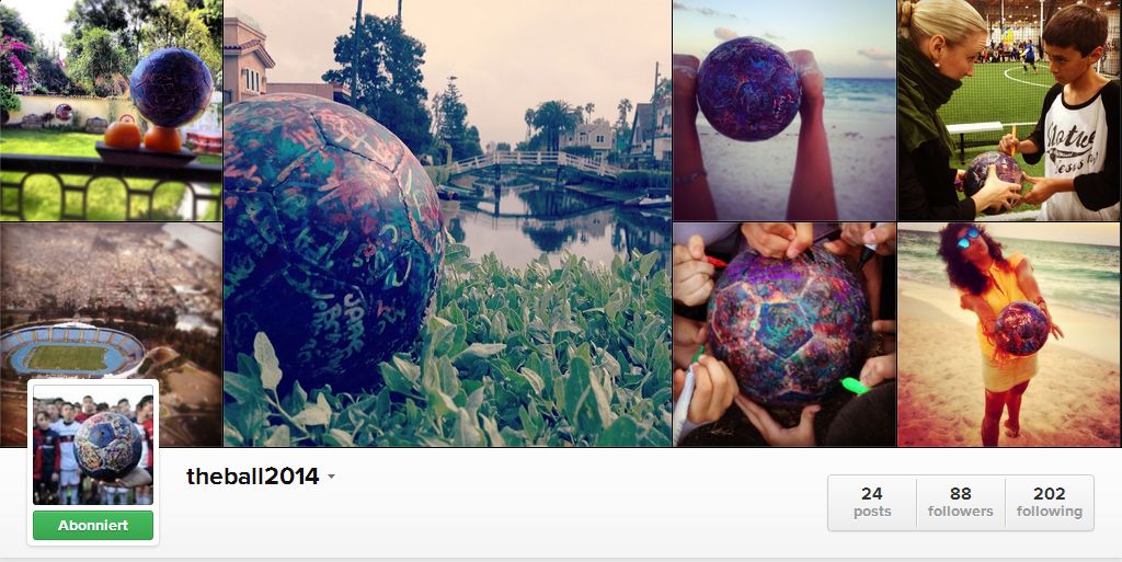 TheBall Instagram collage