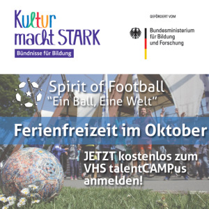 VHS talentCAMPus Herbstferien 2014