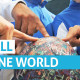 One Ball One World viele Hände