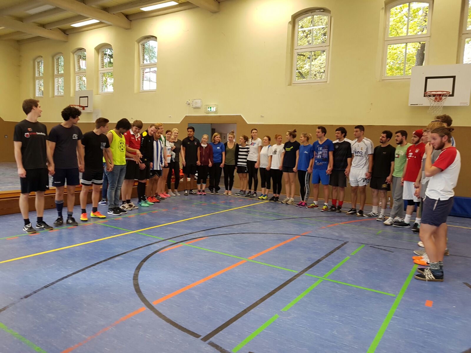 Kick-off Wochenende für das Wintersemester 16/17 "Spirit of Fair Play". Foto: Usama Gafar