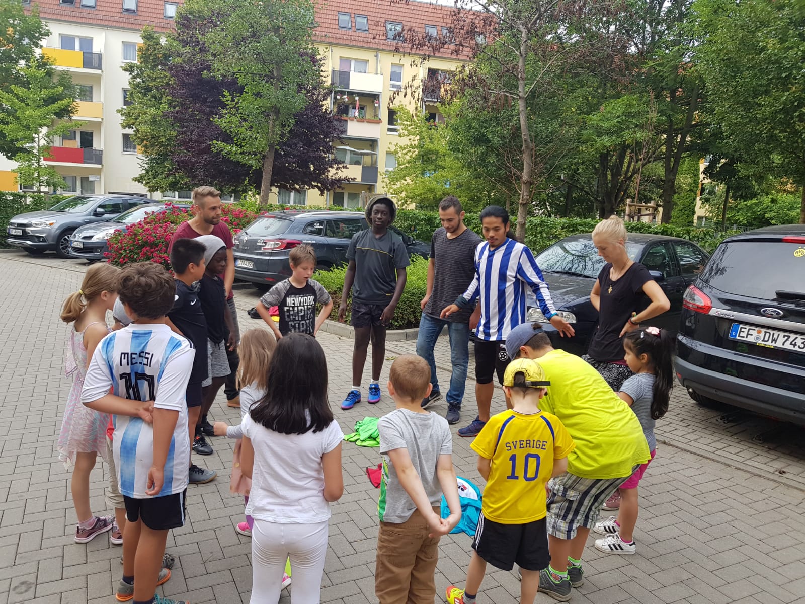 FairPlay-Aktion am Huttenplatz