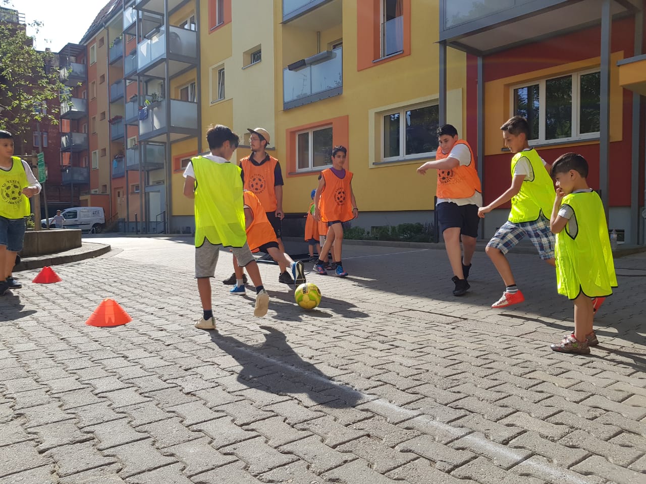 FairPlay-Aktion am Juri-Gagarin-Ring