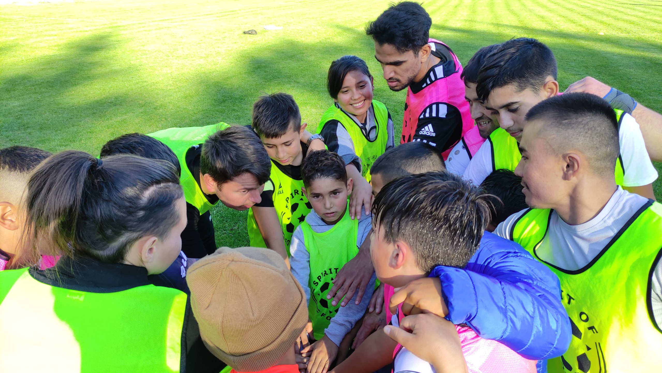 Mit unserem ehrenamtlichen Trainer Ali