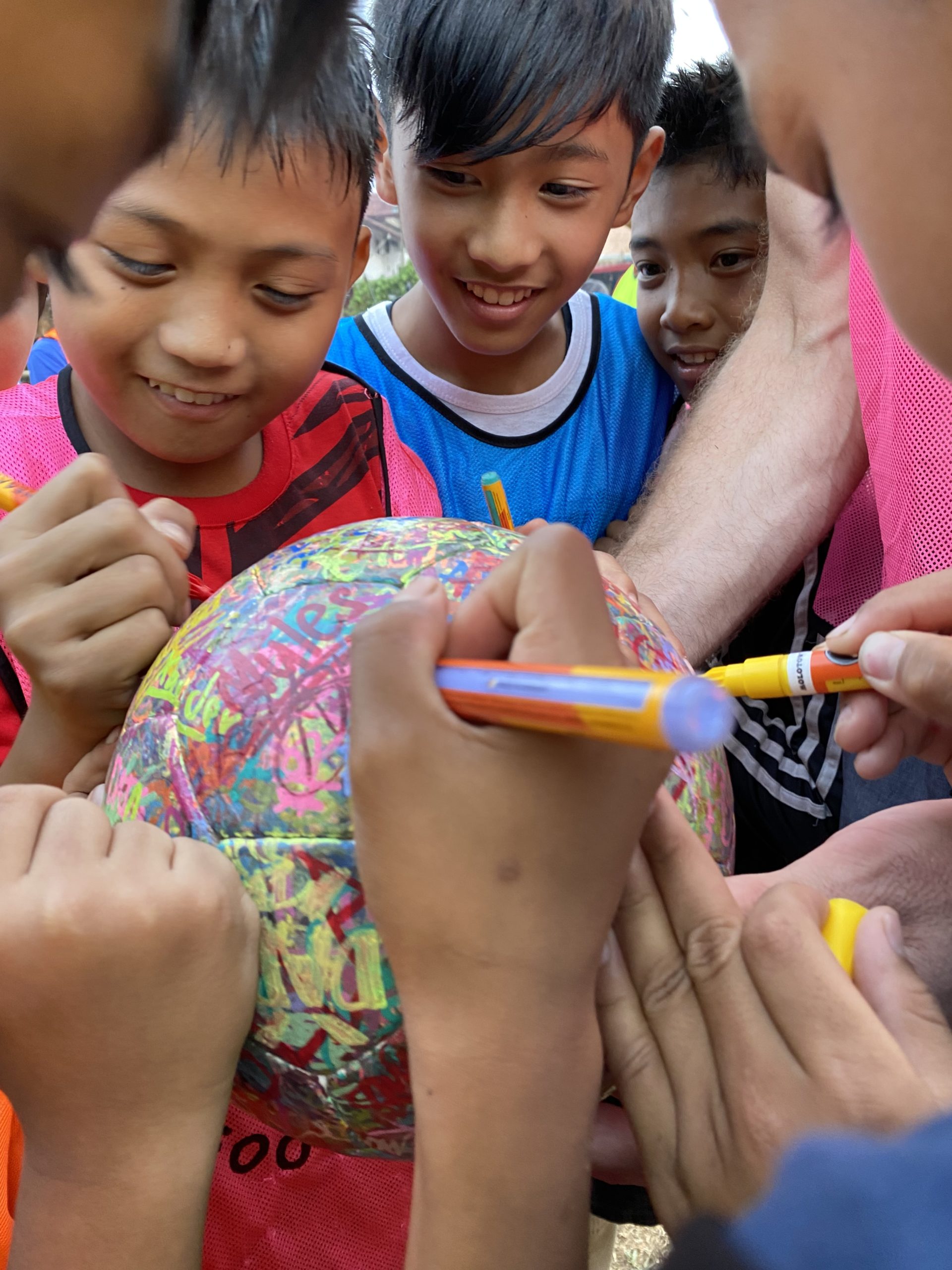 Signing The Ball