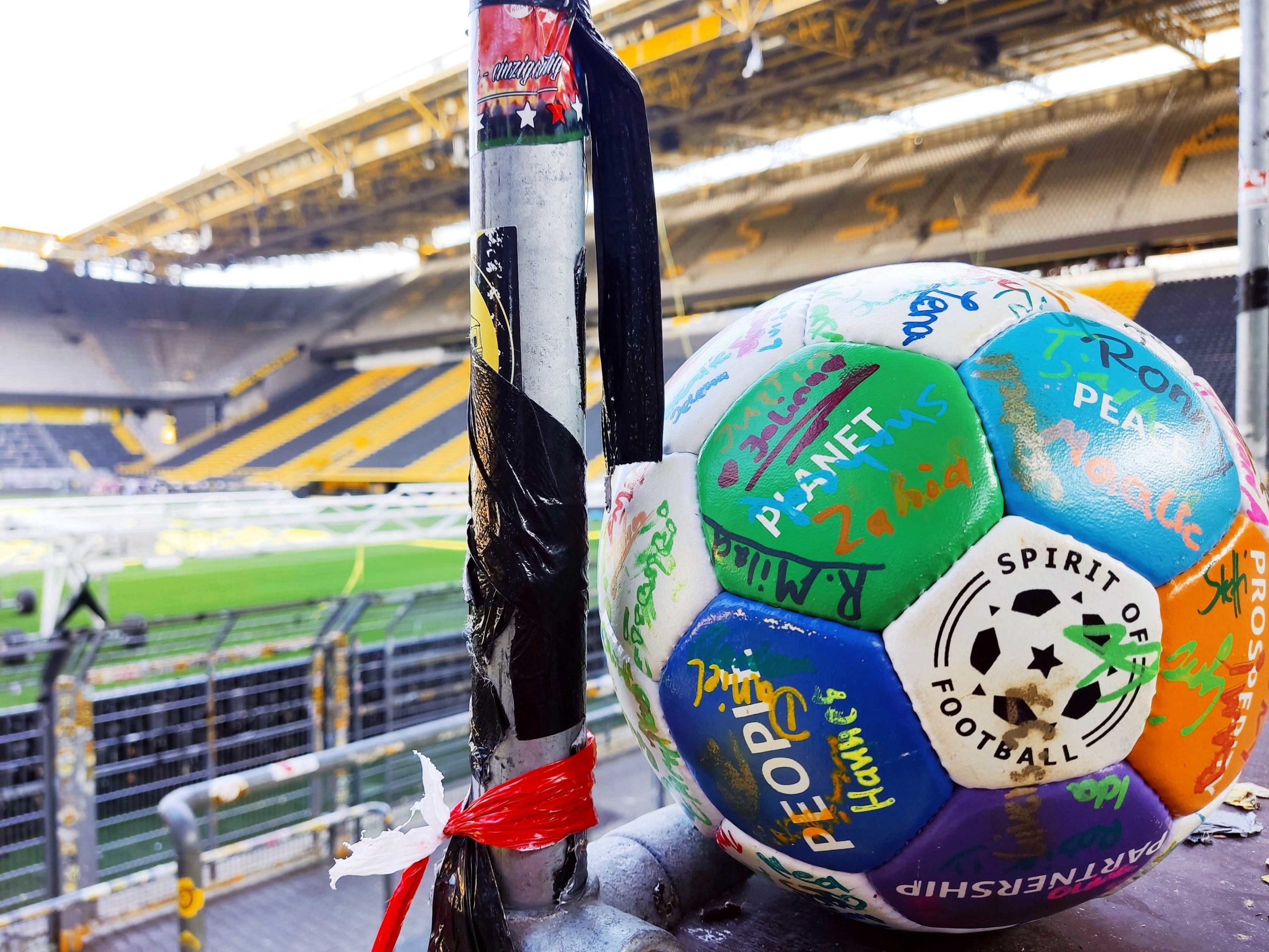 Future Ball im Stadion
