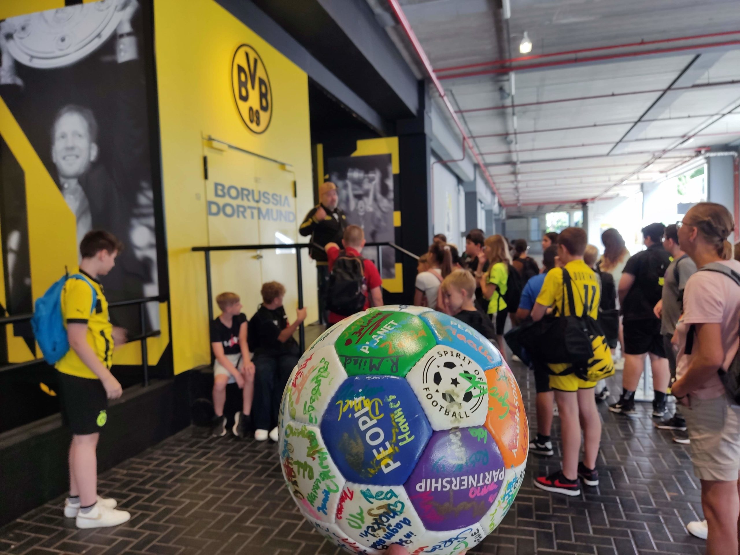 Eine Stadiontour durfte natürlich nicht fehlen