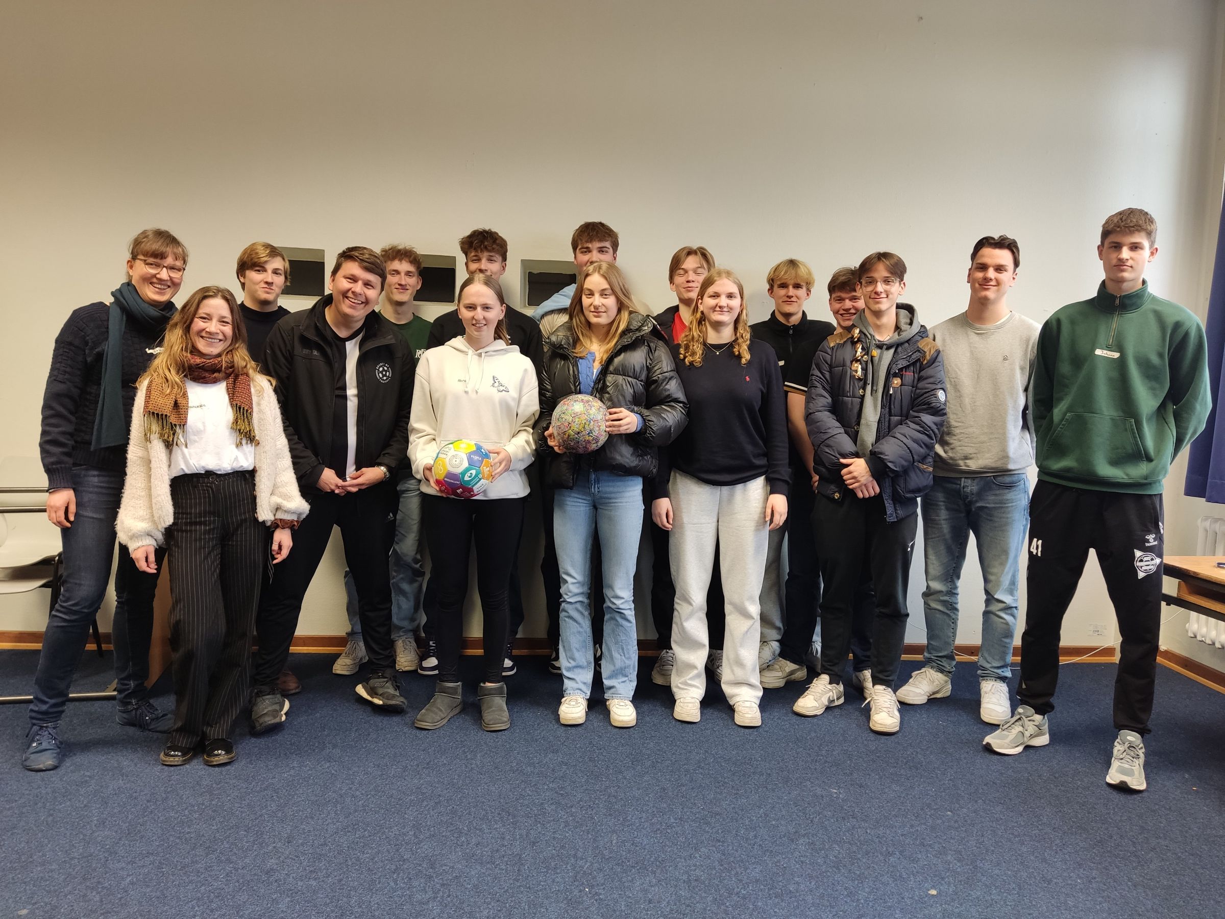 Die Klasse SP2 der ATW Gesamtschule Hamburg